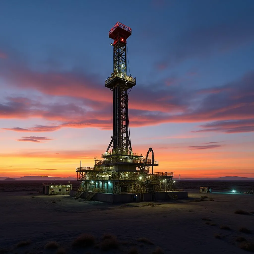 Extracción de petróleo YPF