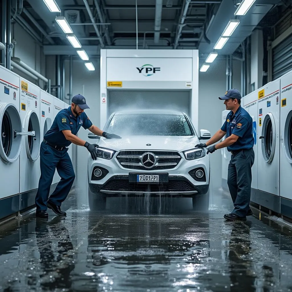Lavadero de autos YPF