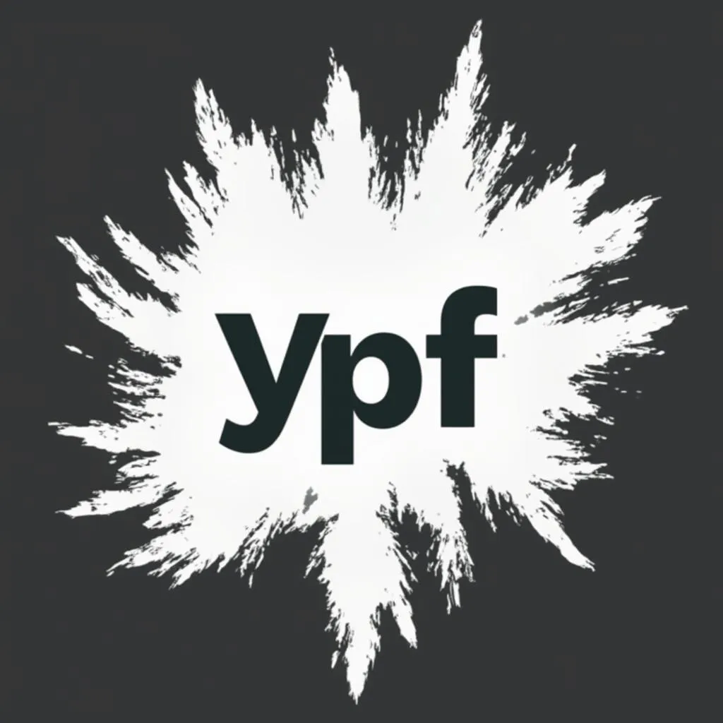 Logo YPF blanco